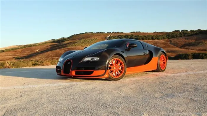 Суперкар Bugatti Veyron Super Sport