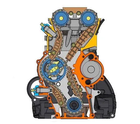 Мотор ЗМЗ-409 схема.