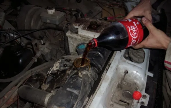 Кока-Кола при промывки системы охлаждения