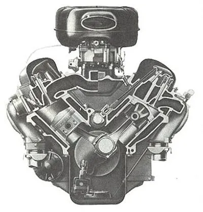 v-образный двигатель