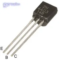 Внешний вид и цоколёвка транзистора 2N4403