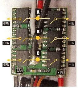 Типовая плата контроллера для трёхфазного БКДПТ