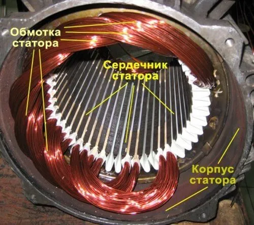 Внешний вид статора