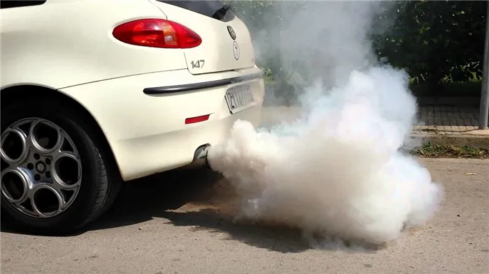 Выхлопные газы от машин