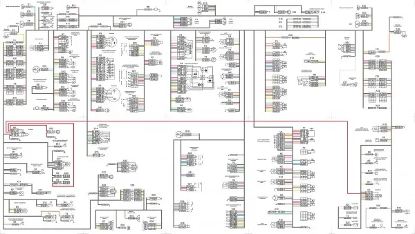 Общая схема электропроводки КамАЗ 5320 и его модификаций