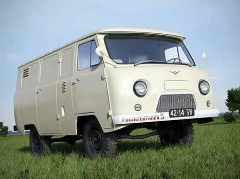 УАЗ Буханка рестайлинг 1966, цельнометаллический фургон, 2 поколение, 451