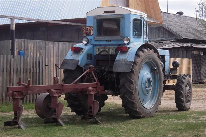 Использование трактора Т40