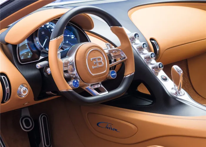 Bugatti Chiron (Бугатти Шерон) 2016 салон фото 2