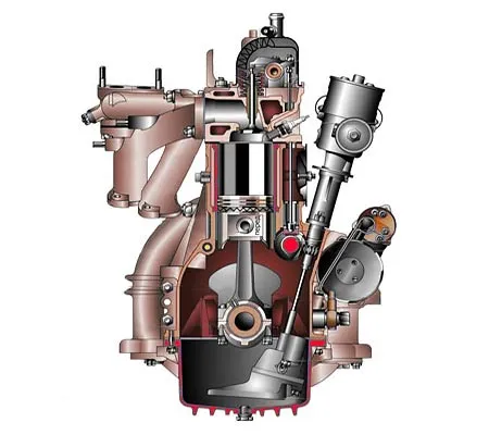Схема двигателя ЗМЗ-402.