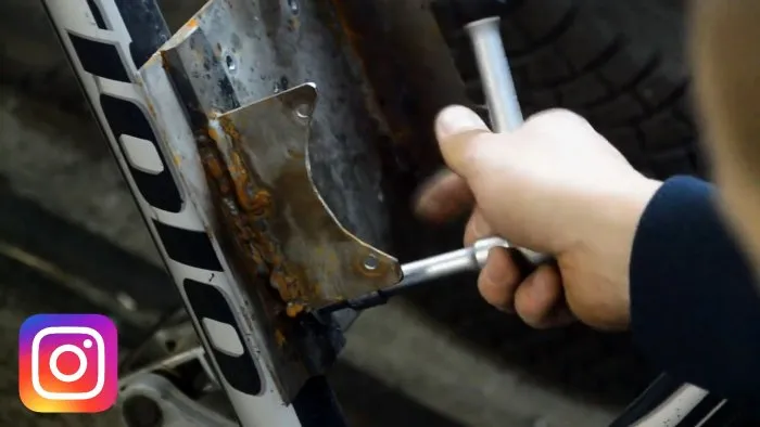 Как установить двигатель мотокосы на велосипед