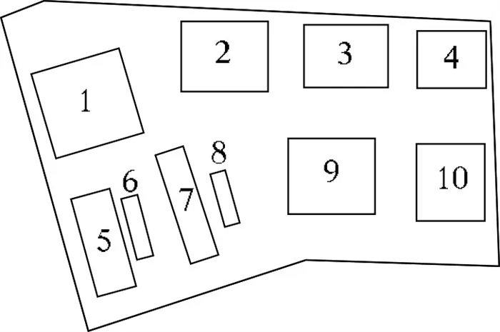 Форма и расположение блока предохранителей для ВАЗ-2110, ВАЗ-2111 и ВАЗ-2112.