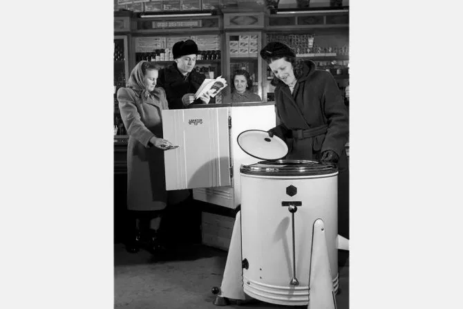 Первая стиральная машина в СССР