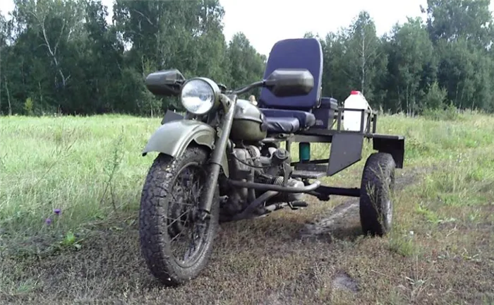 Трицикл из Урала и ВАЗ-2101