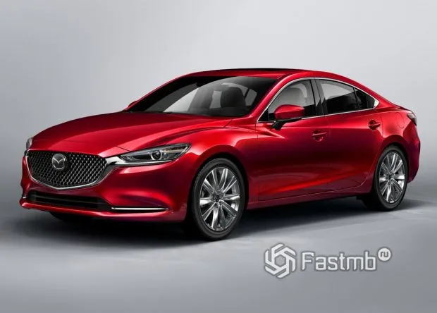 Mazda 6 2018 седан, μπροστινή όψη