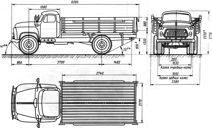 бак для топлива грузового автомобиля ГАЗ-53