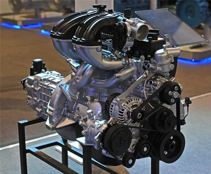 Двигатель Evotech 2.7 на стенде