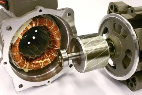 Асинхронный электродвигатель с короткозамкнутым ротором схема
