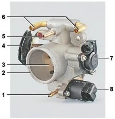 Трубки подвода и отвода топлива от рампы