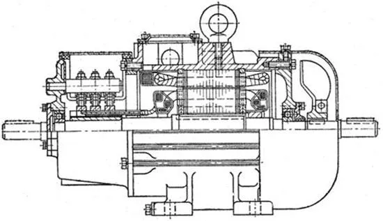 Конструкция асинхронного двигателя с фазнозамкнутым ротором