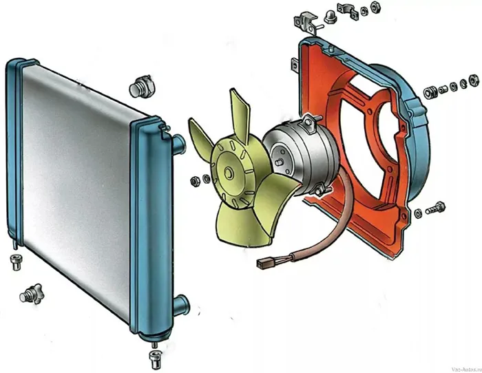 Схема замены вентилятора отопителя
