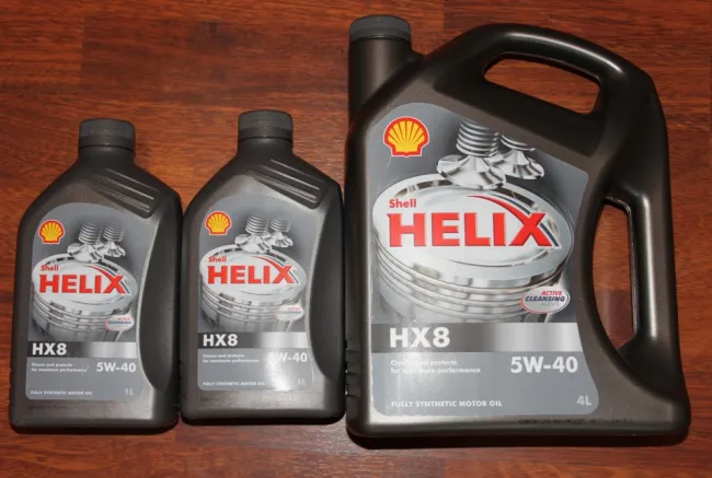 Shell Helix HX8, вязкость 5w40