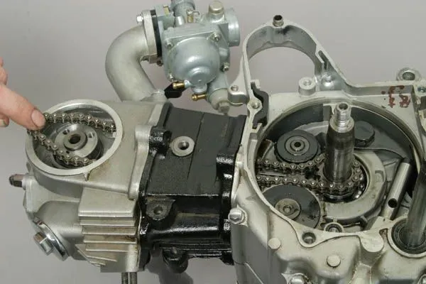 Двигатель мопеда Альфа с увеличенным объёмом