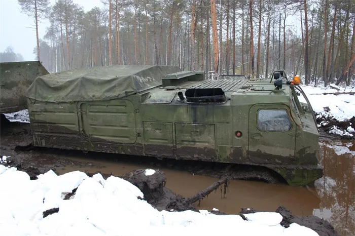 Вездеход в действии