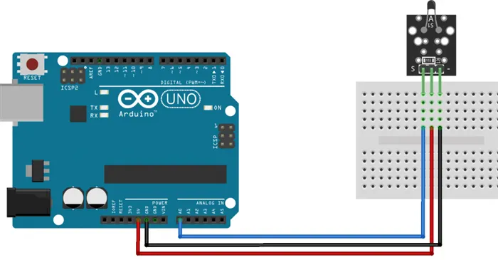 Датчики температуры и влажности для Arduino. Схема подключения KY-013