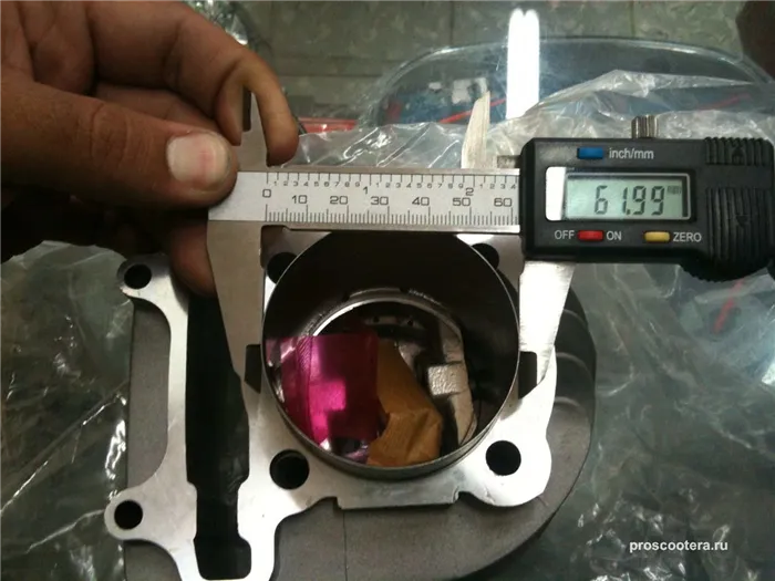 измерение внутреннего диаметра цилиндра