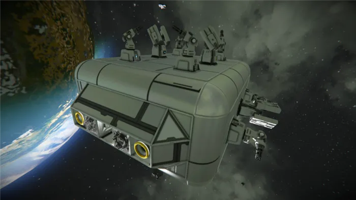 Space Engineers Модульный корабль