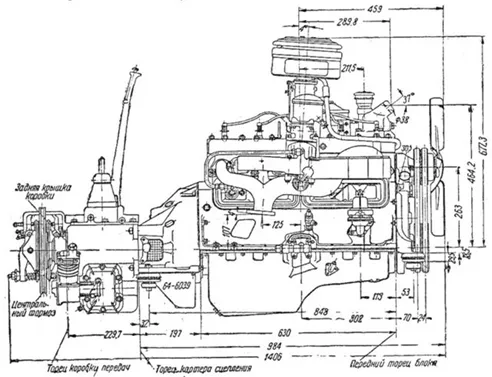Двигатель для автомобиля ГАЗ 51