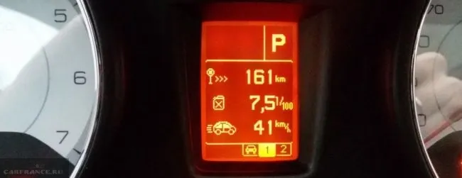 БК на Пежо 308 2013 года с расходом топлива
