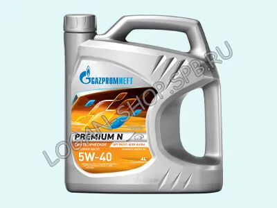 Масло моторное Gazpromneft Premium N 5W40 4 л