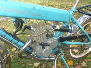 Велосипед с бензиновым двигателем F80